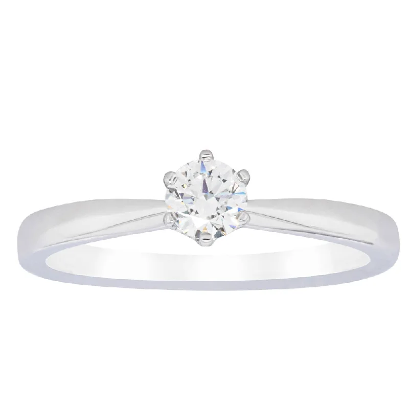 18ct White Gold .30ct Diamond Nova Ring