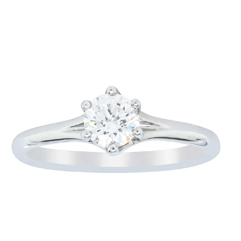 18ct White Gold .50ct Diamond Grace Ring