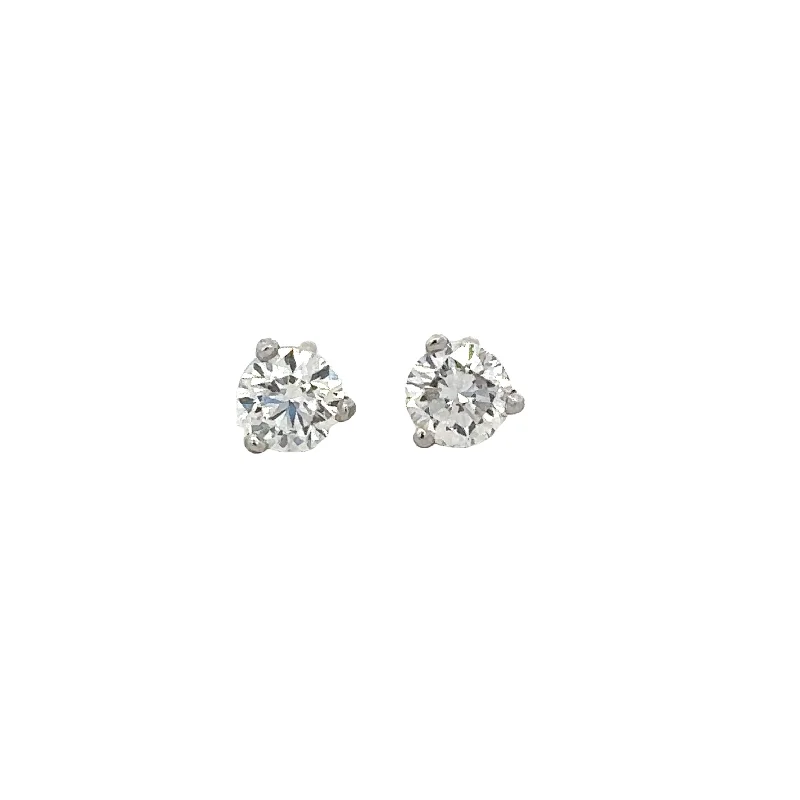 .52 CTW Diamond Stud Earrings in White Gold