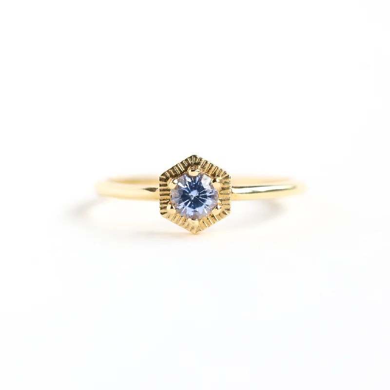 Jayda Blue Sapphire Ring