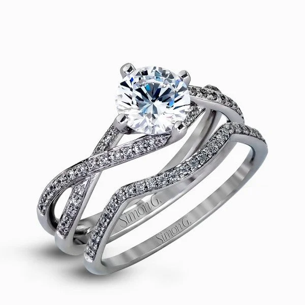 18K WG Diamond Wedding Set