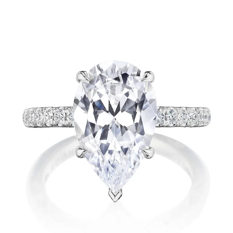 Pear Solitaire Engagement Ring