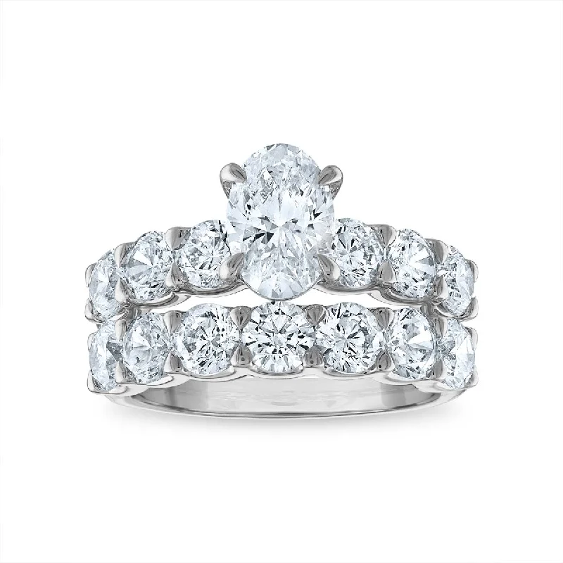 Signature EcoLove Diamond Dreams 4 3/4 CTW Diamond Classic Bridal Set in 14KT White Gold