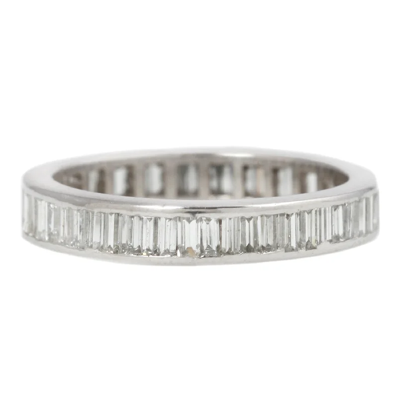 Straight Baguette Eternity Diamond Band