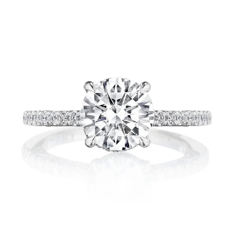 Tacori Dantela Round Solitaire Engagement Ring