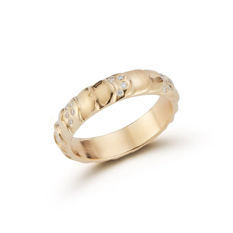 Aegean Ring - Gold and Diamonds