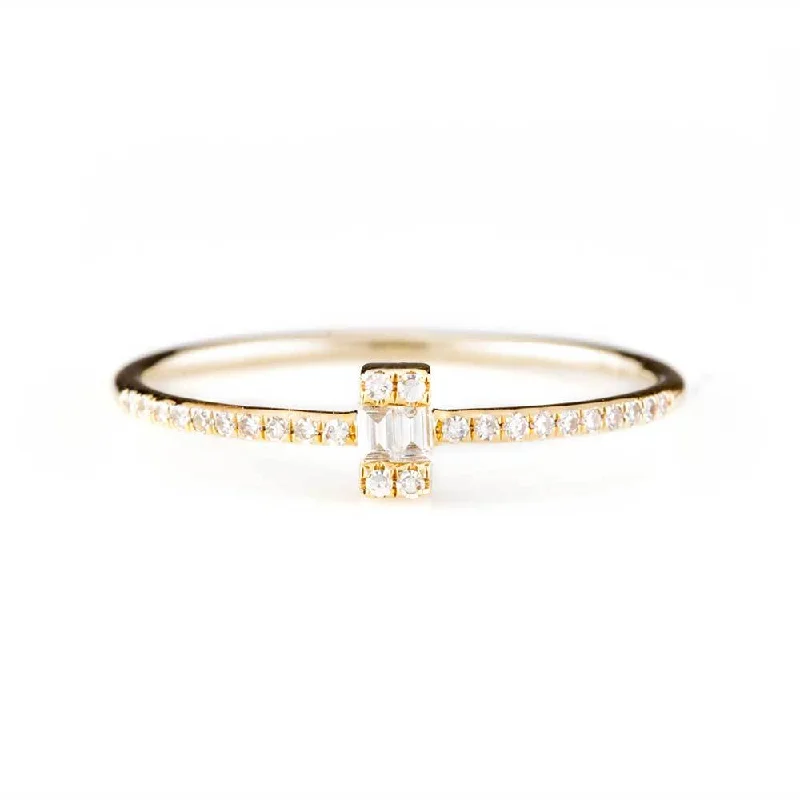 Baguette Adelaine Ring