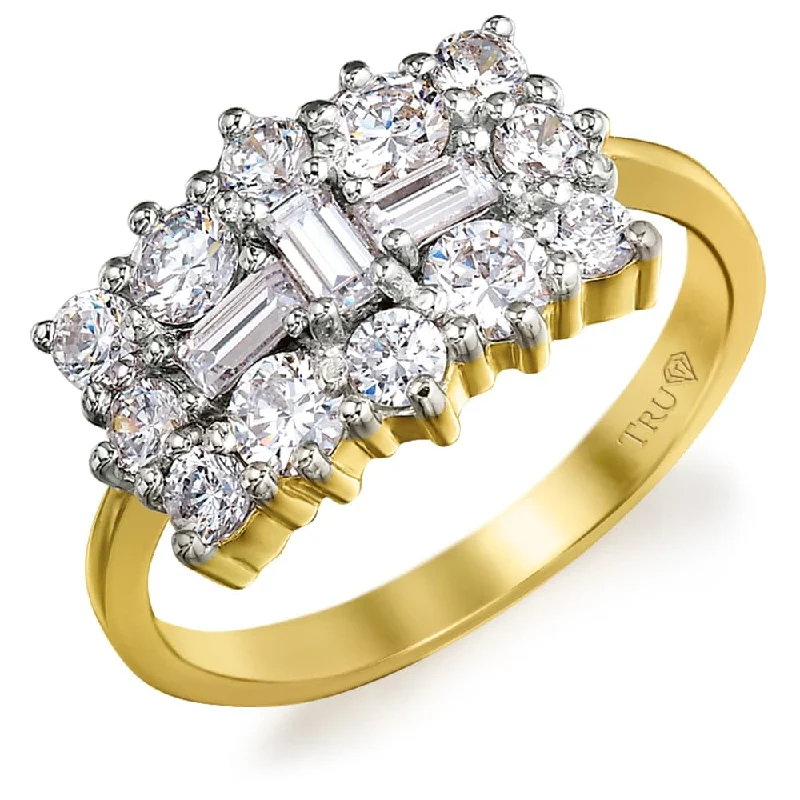 Elegant Splendour  Cluster Ring