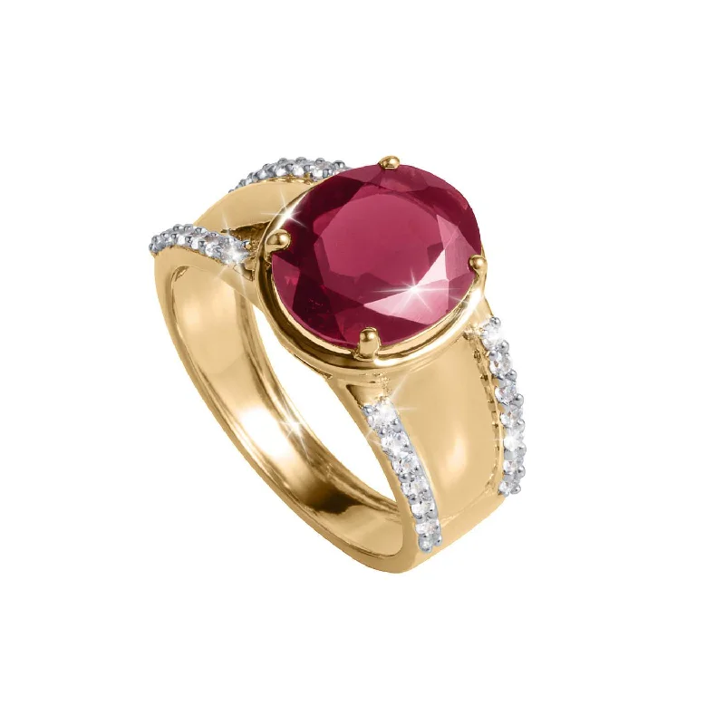 Garnet Voyage Men's Ring