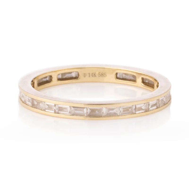 Simple Channel Set Baguette Eternity Band