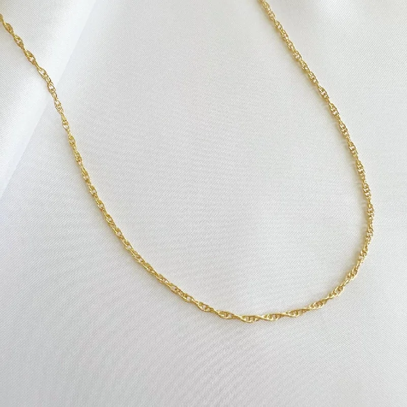 Rope Layering Chain Necklace 18"