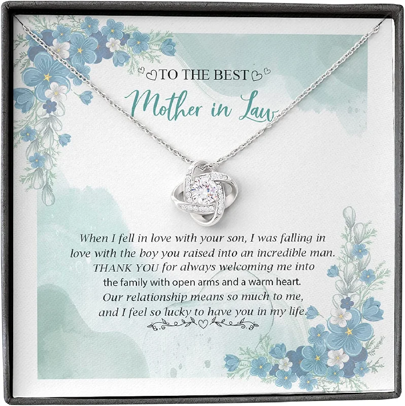 Wedding Necklace Gift Love Gift For Mother In Law Gifts From Daughter In Law - Mother Of The Groom Gifts Necklace From