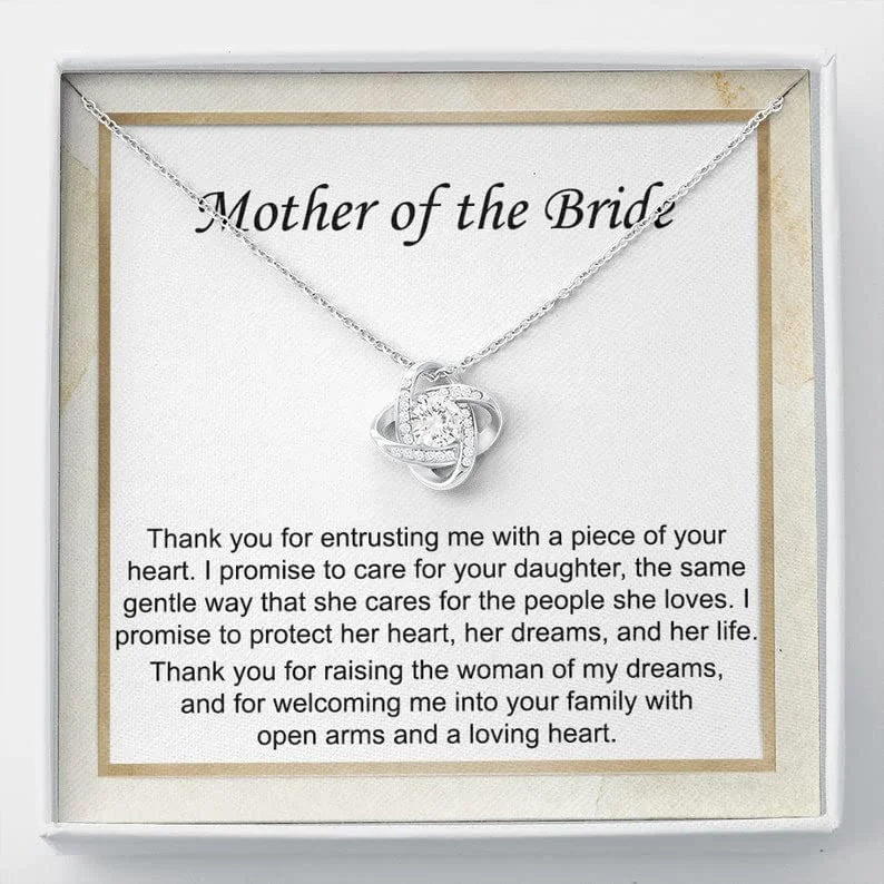 Wedding Necklace Gift Mom Necklace Mother of the Bride Gift from Groom Mother in Law Wedding Gift from Groom Wedding