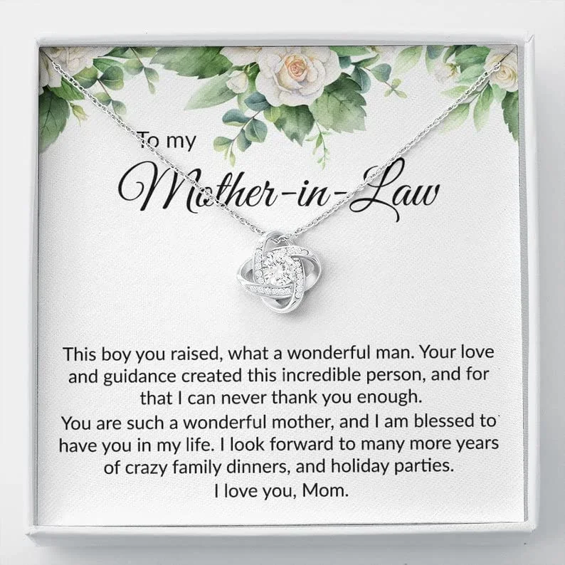 Wedding Necklace Gift Mother-in-law Necklace Mother in Law Necklace Gift Gift from Bride to Mother of the Groom