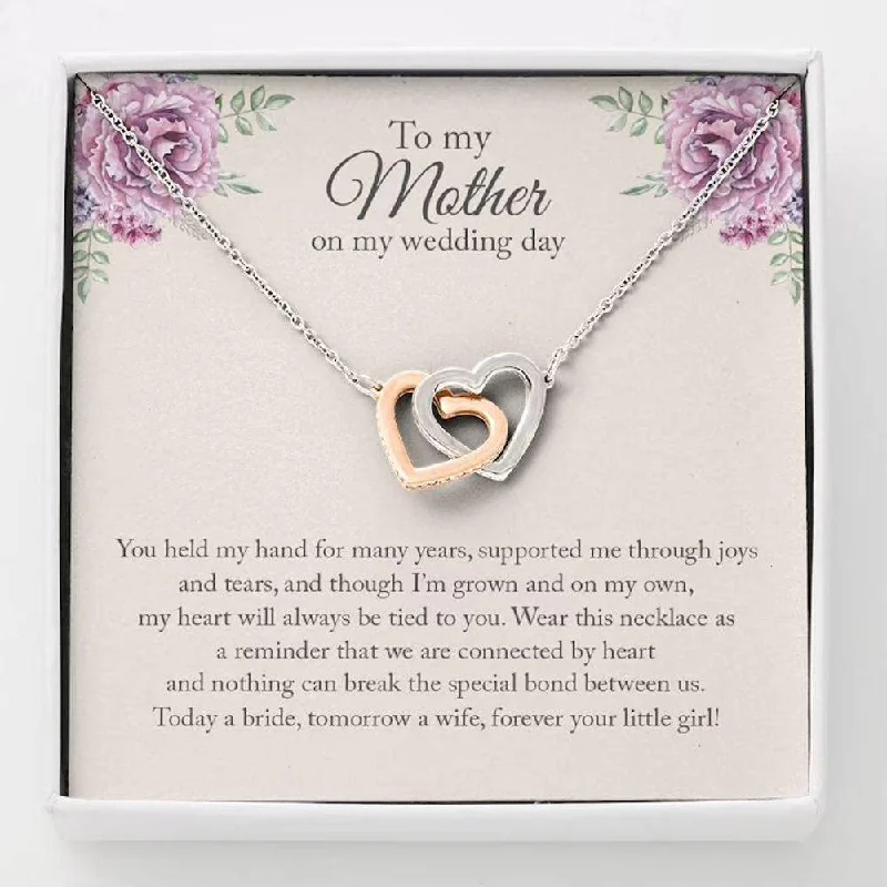 Wedding Necklace Gift Mother of The Bride Necklace Gift Wedding Day Gift for Mother from Daughter Wedding Gift