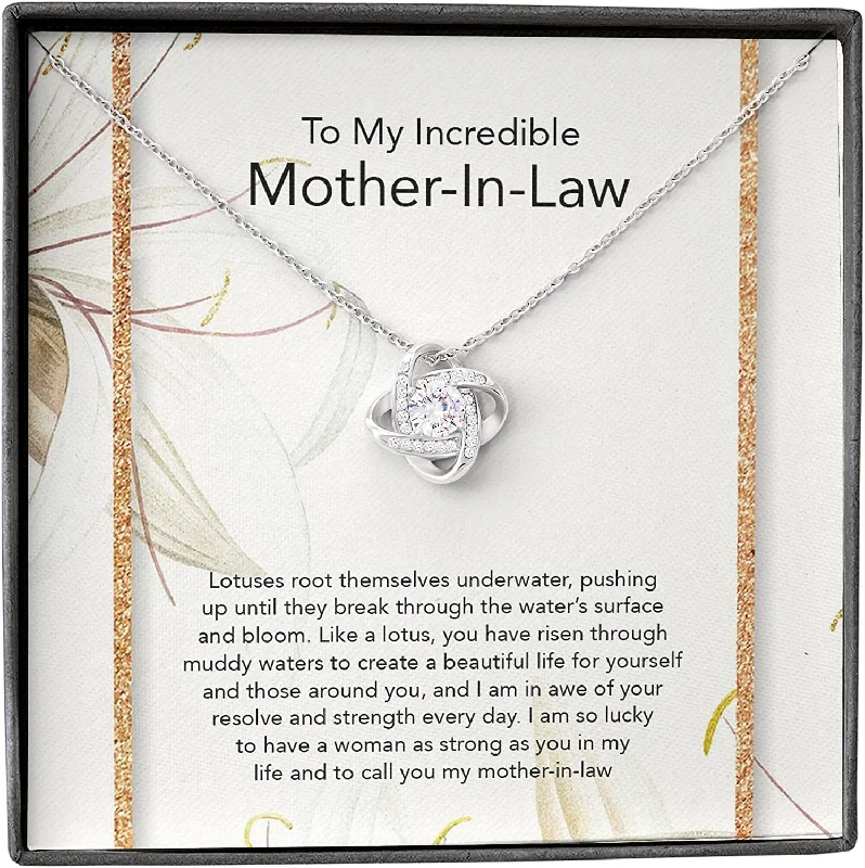 Wedding Necklace Gift Mother Of The Groom Gifts Necklace From Bride - Love Gift For Mother In Law Gifts For Future