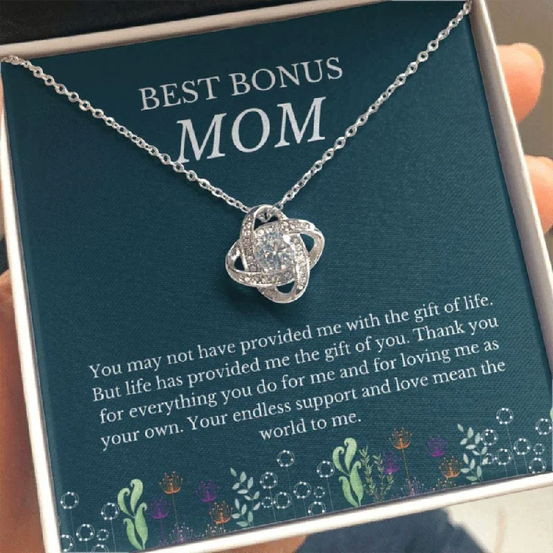 Wedding Necklace Gift Stepmom Necklace Bonus Mom Gift for Step Mother Gift from Bride Step Mom Gift for Stepmom