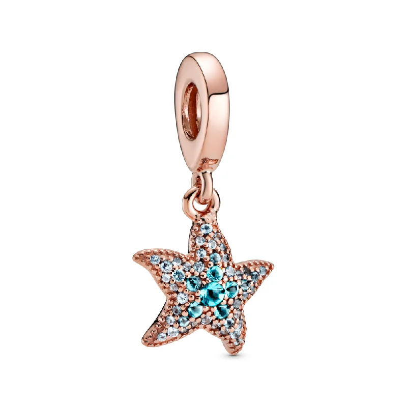 Sparkling Starfish Dangle Charm