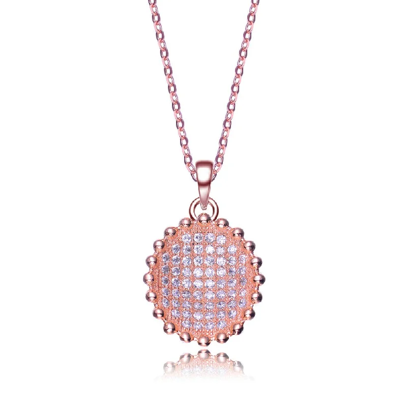 Louise Signature Rose Gold Plated Pendant