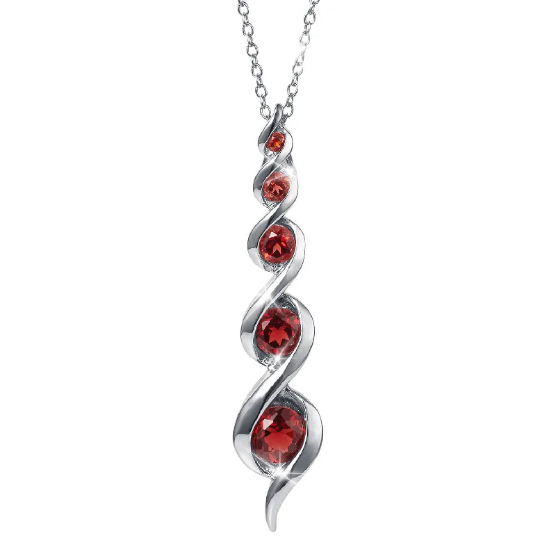 Angel Falls Garnet Pendant