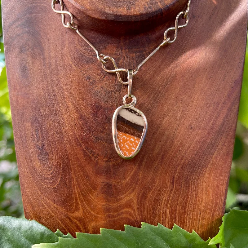 Earthy Tone Wonders 14k Gold Pendant