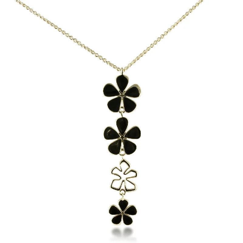 Four Flower Drop Pendant