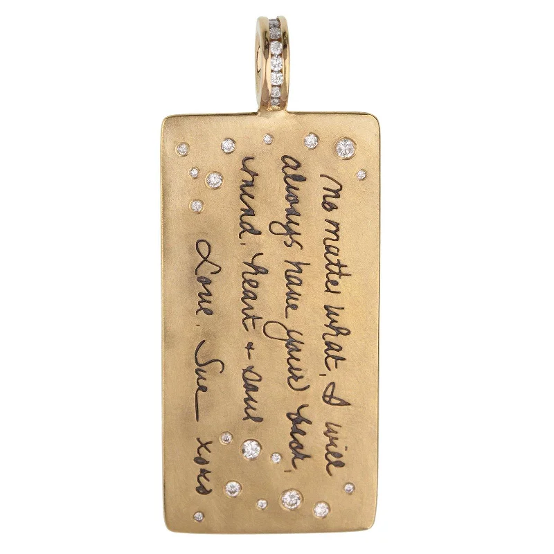 Handwritten Message ID Tag