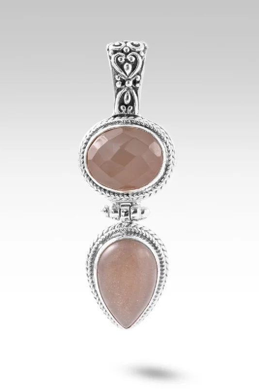 Honest Community Pendant™ in Peach Moonstone