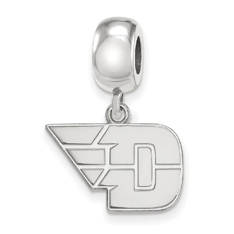 Sterling Silver University of Dayton Small Dangle Bead Charm