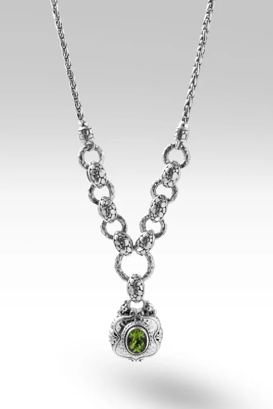 Ripple of Hope Necklace™ in Peridot