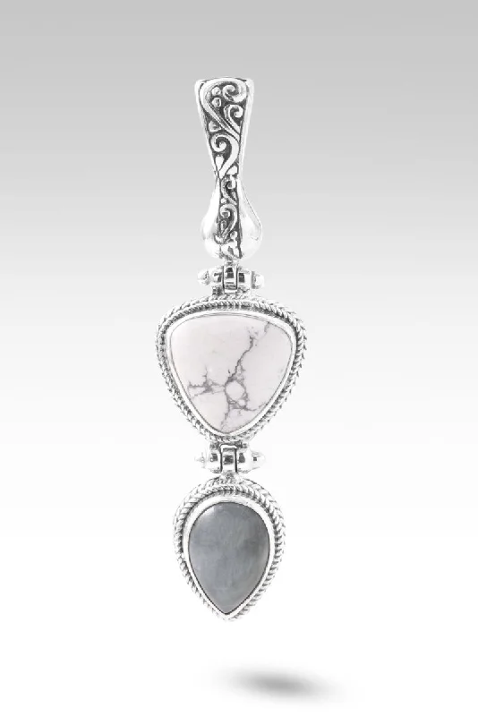 Seek Inner Peace Pendant™ in Howlite