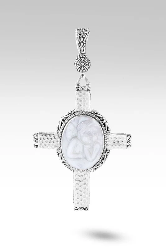 Seraphiel Pendant™ in White Mother of Pearl