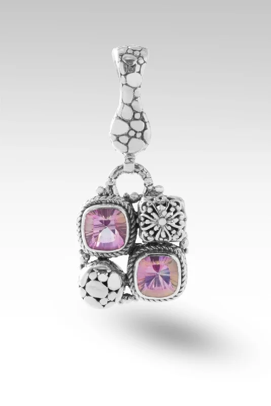 Serene Spirit Pendant™ in Rainbow Sherbet™ Mystic Quartz