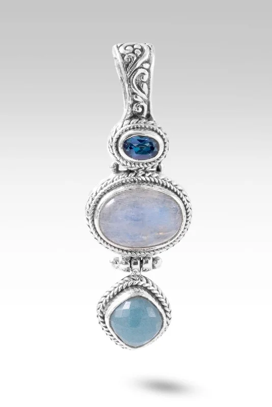 Serve with Humility Pendant™ in Rainbow Moonstone