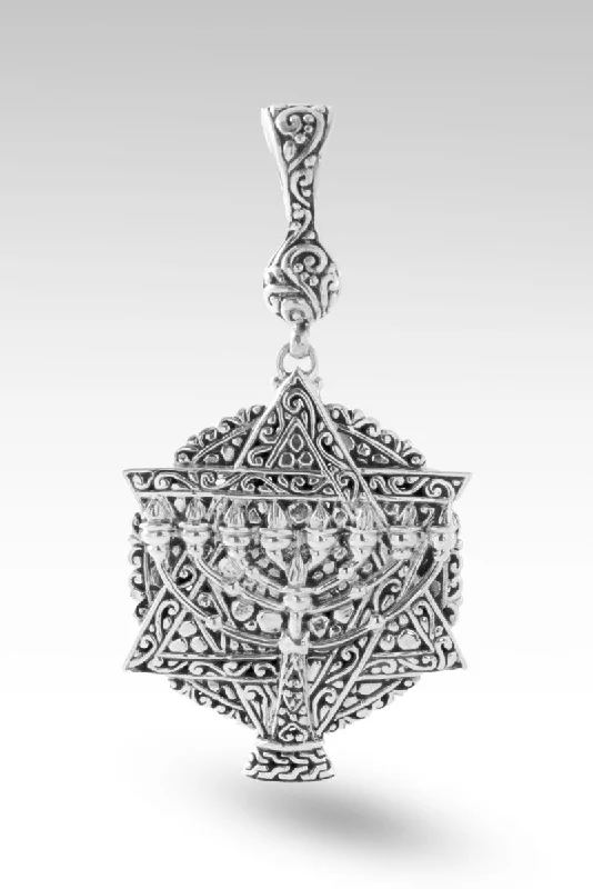 Star of David Pendant II™ in Flat Jawan