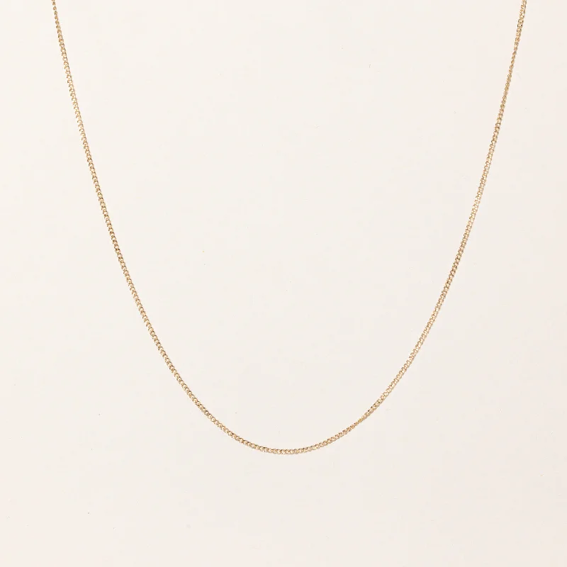 '100 Ways' 14K Adjustable Yellow Gold Chain | 1.3mm | 16" - 18"