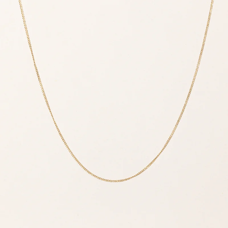 '100 Ways' 18K Adjustable White Gold Chain | 1.3mm | 16" - 18"