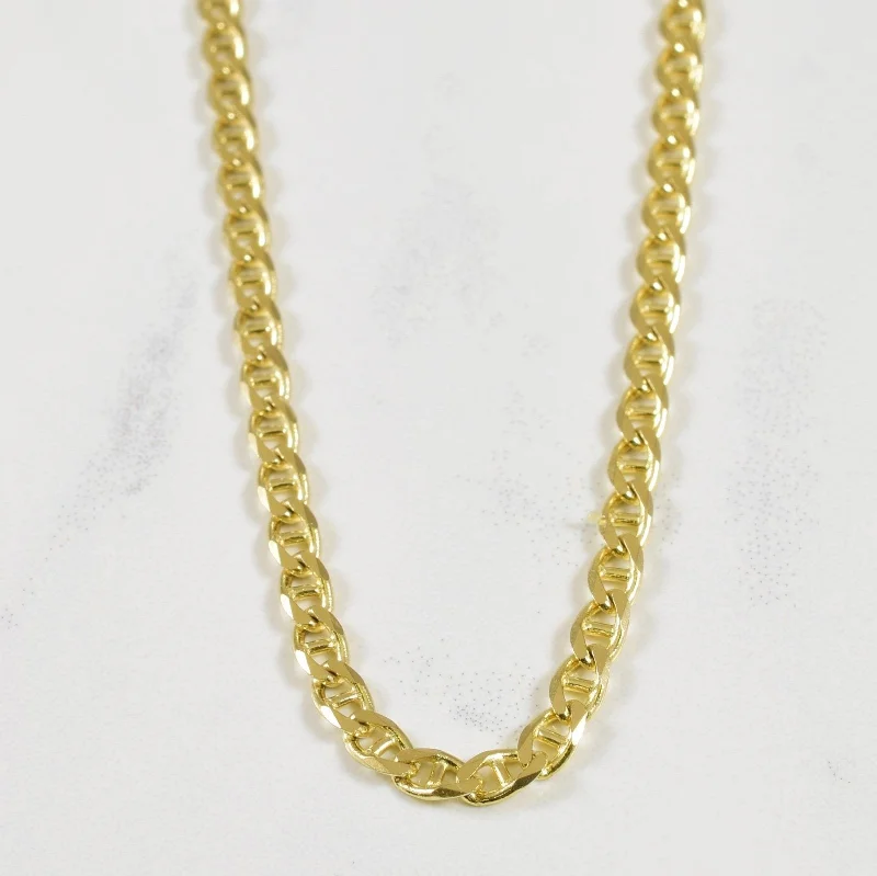 10k Yellow Gold Anchor | 22" |