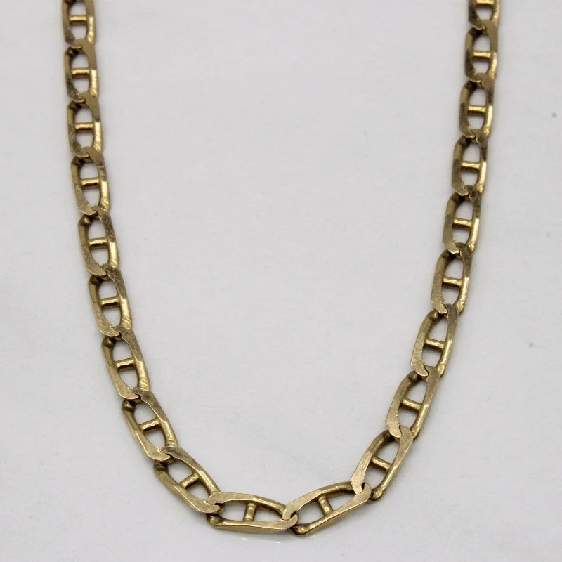 10k Yellow Gold Anchor Link Chain | 20" |