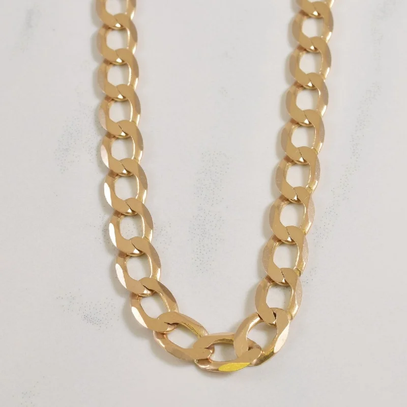 10k Yellow Gold Cuban Chain | 24" |