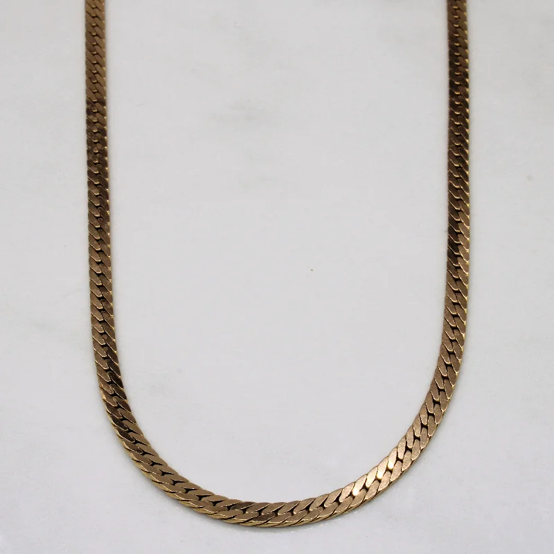 10k Yellow Gold Cuban Link Chain | 19" |