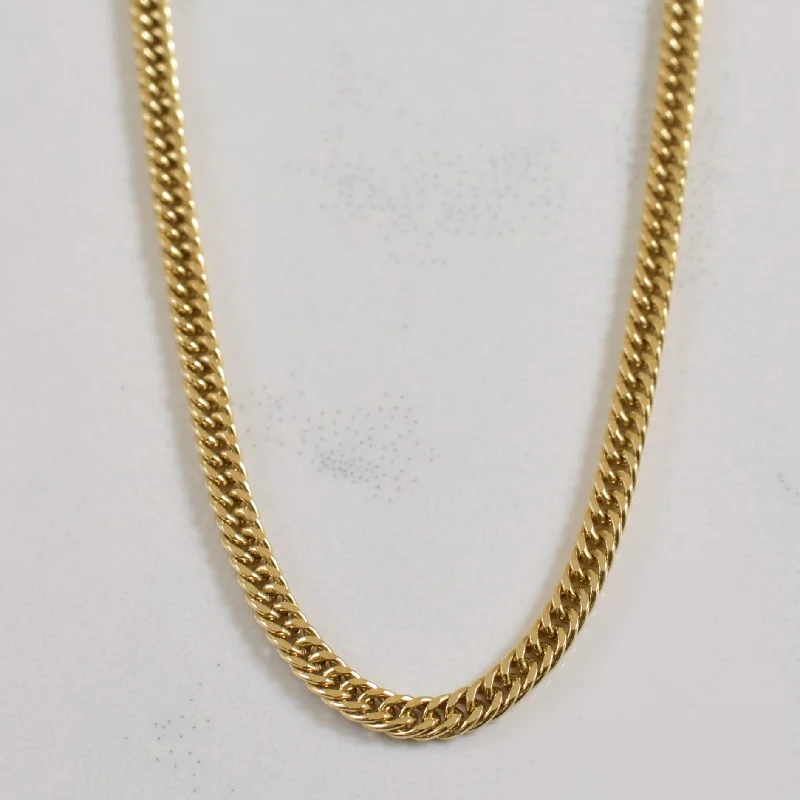 10k Yellow Gold Curb Chain | 20" |