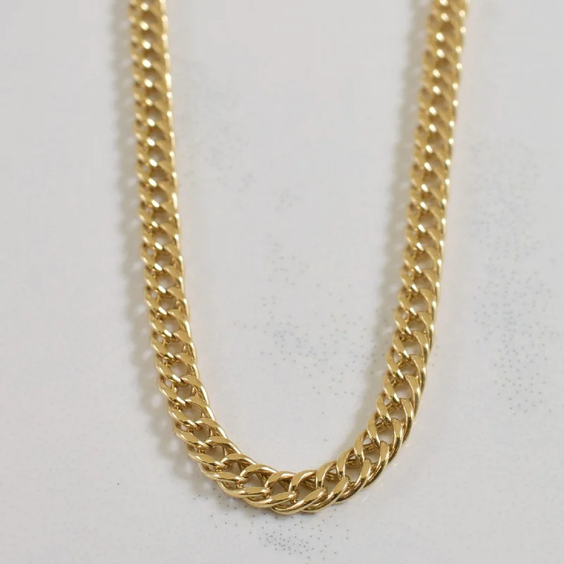 10k Yellow Gold Double Link Chain | 23.5" |