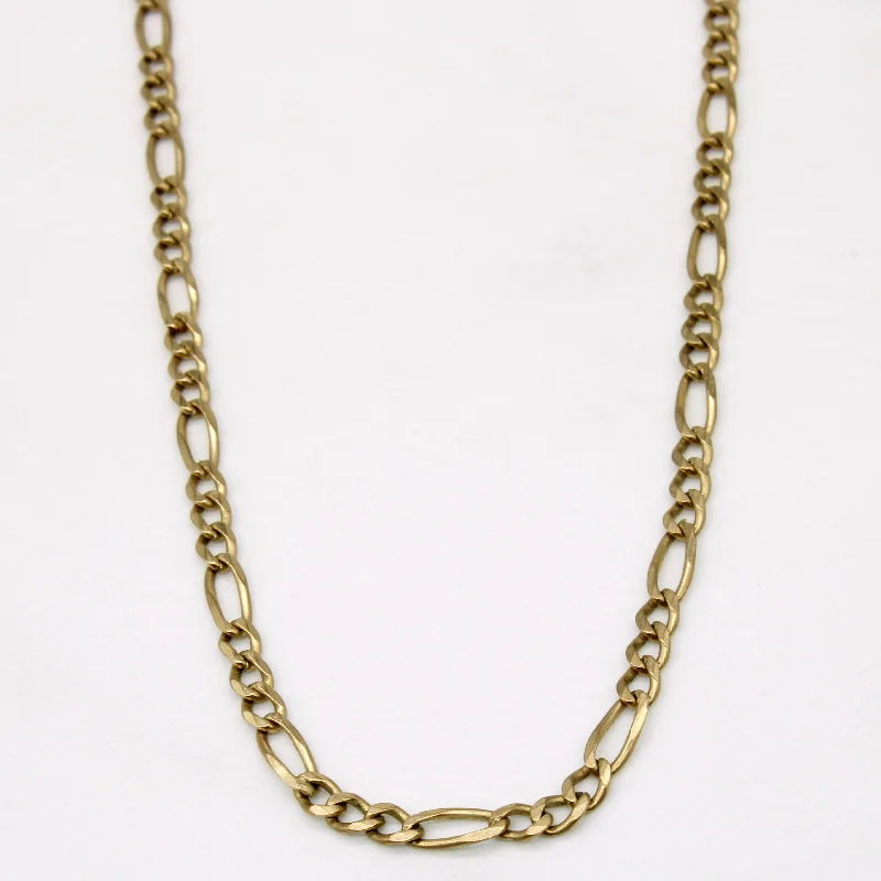 10k Yellow Gold Figarucci Chain | 23" |