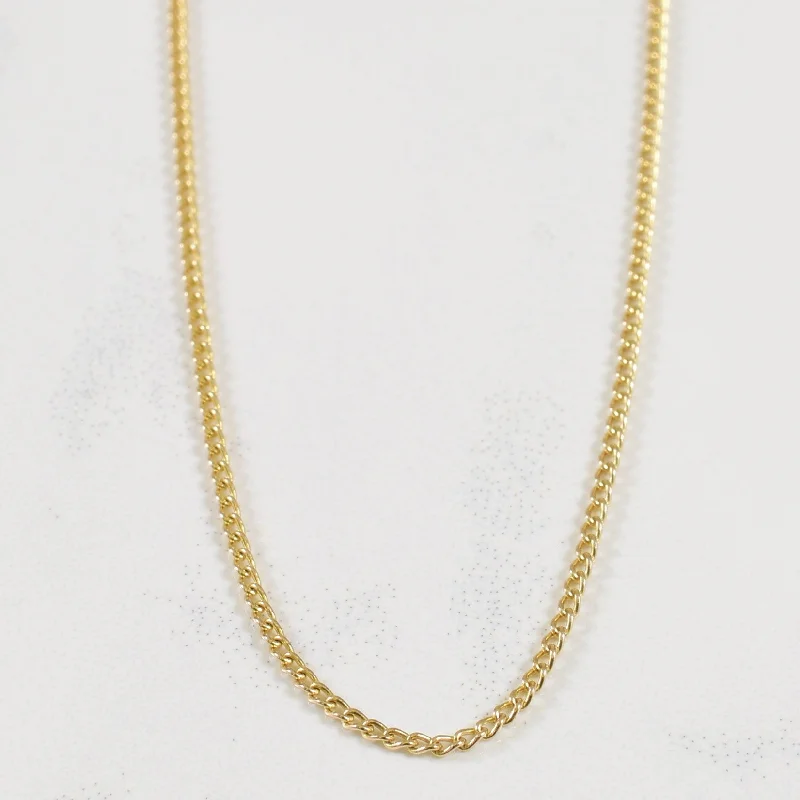 10k Yellow Gold Link Chain | 18.5" |