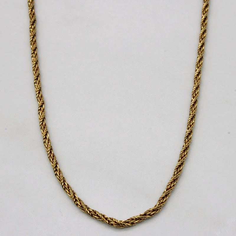 10k Yellow Gold Rope Chain | 24" |