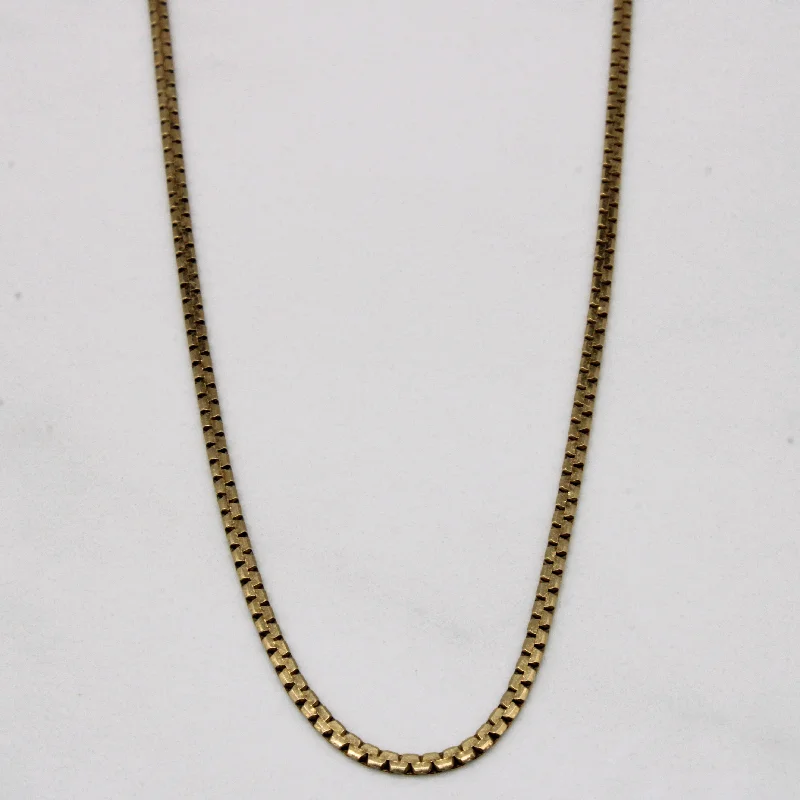 10k Yellow Gold S Link Chain | 24" |