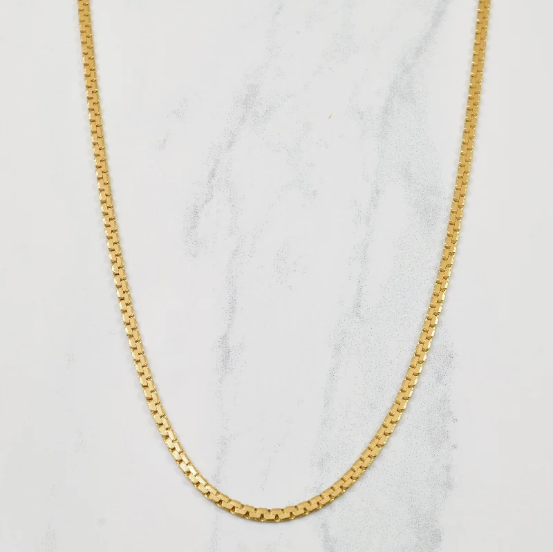 10k Yellow Gold Serpentine Chain | 18" |