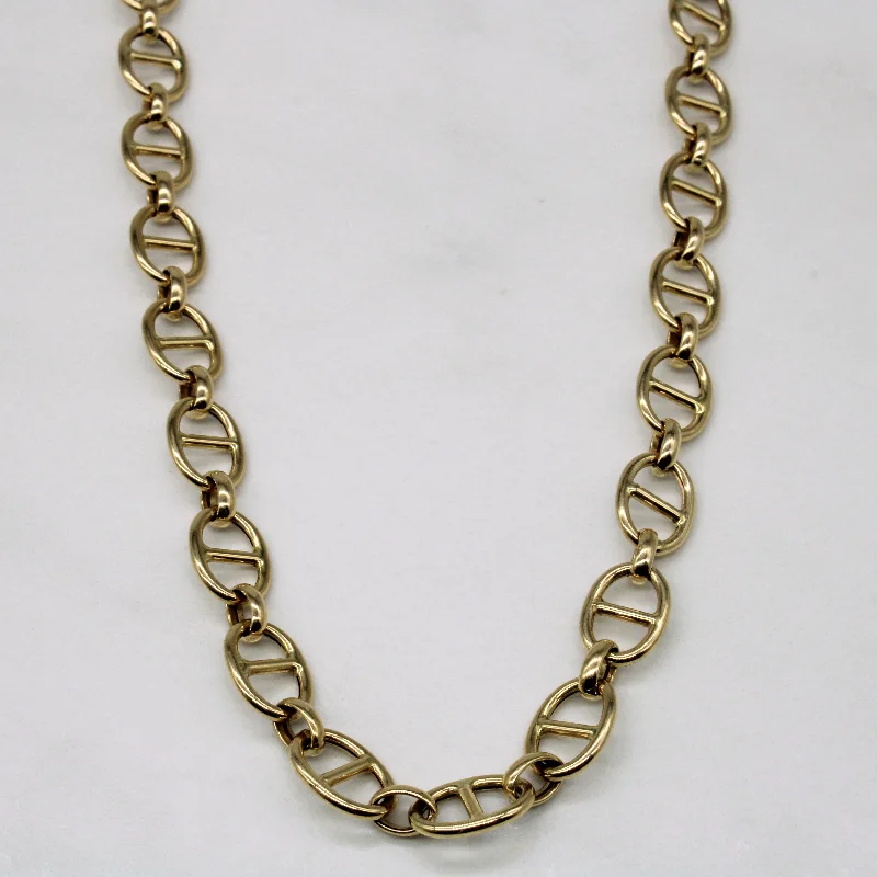 14k Yellow Gold Anchor Link Chain | 18" |