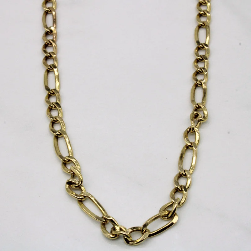 14k Yellow Gold Figaro Chain | 24" |